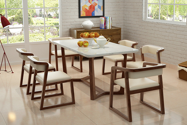 White Upholstered Dining Chairs With Arms