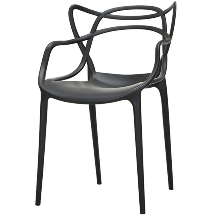 Heavy Duty Black Plastic Chair Patio