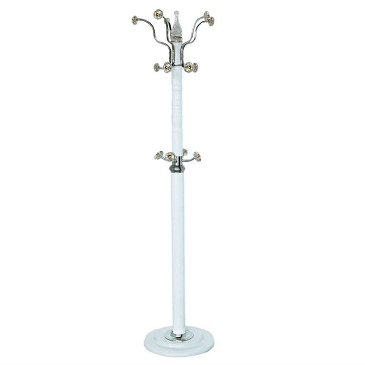 White Coat Rack Freestanding