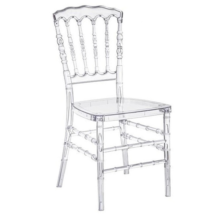 Resin Napoleon Plastic Acrylic Clear Chair