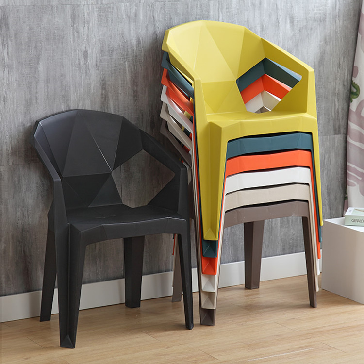 Molded Stackable Plastic Chairs For Sale