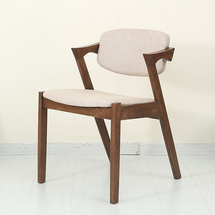 Upholstered Dining Vintage Wood Chair